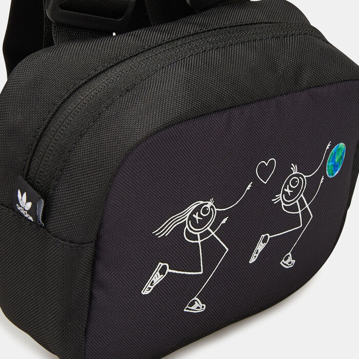 adidas Originals Kids' Andre Saraiva Backpack Black adidas Originals Kids' Andre Saraiva Backpack Black image number 3