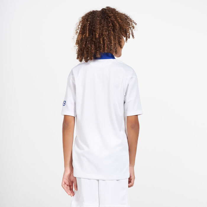 Nike Kids' Paris Saint-Germain Stadium Away Football Jersey - 2020/21 (Older Kids) White Nike Kids' Paris Saint-Germain Stadium Away Football Jersey - 2020/21 (Older Kids) White image number 3