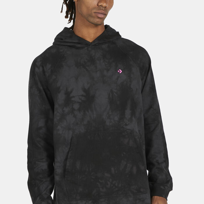 Converse Men's Marble Pullover Hoodie Black Converse Men's Marble Pullover Hoodie Black image number 3