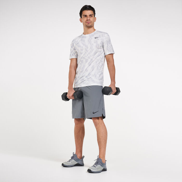 Nike Men's Flex 3.0 Woven Shorts Grey image number 2
