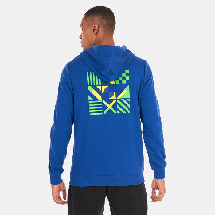 PUMA Men's FtblCore Fan Hoodie Grey PUMA Men's FtblCore Fan Hoodie Grey image number 1