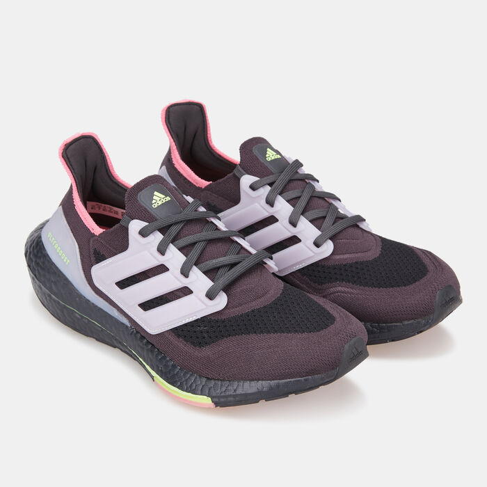 adidas Women's Ultraboost 21 Shoe Grey adidas Women's Ultraboost 21 Shoe Grey image number 2