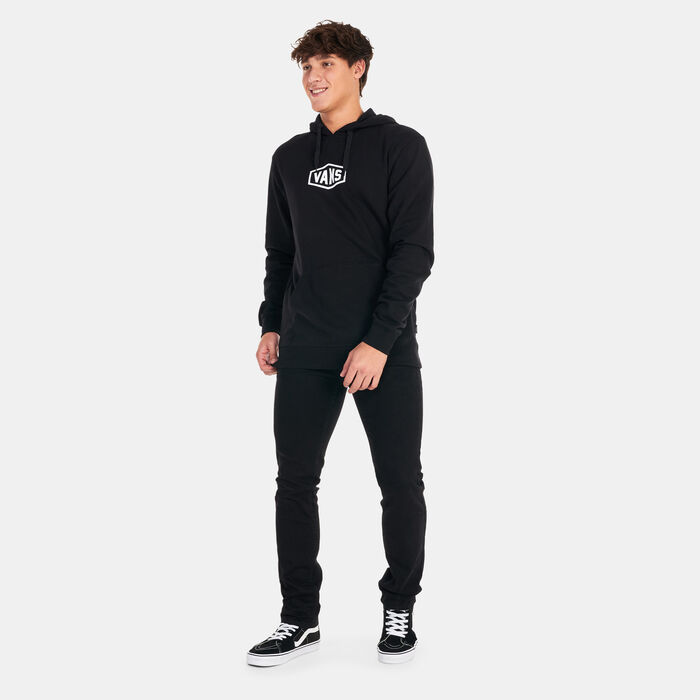 Vans Men's Checkerboard Research Pullover Hoodie Black image number 2
