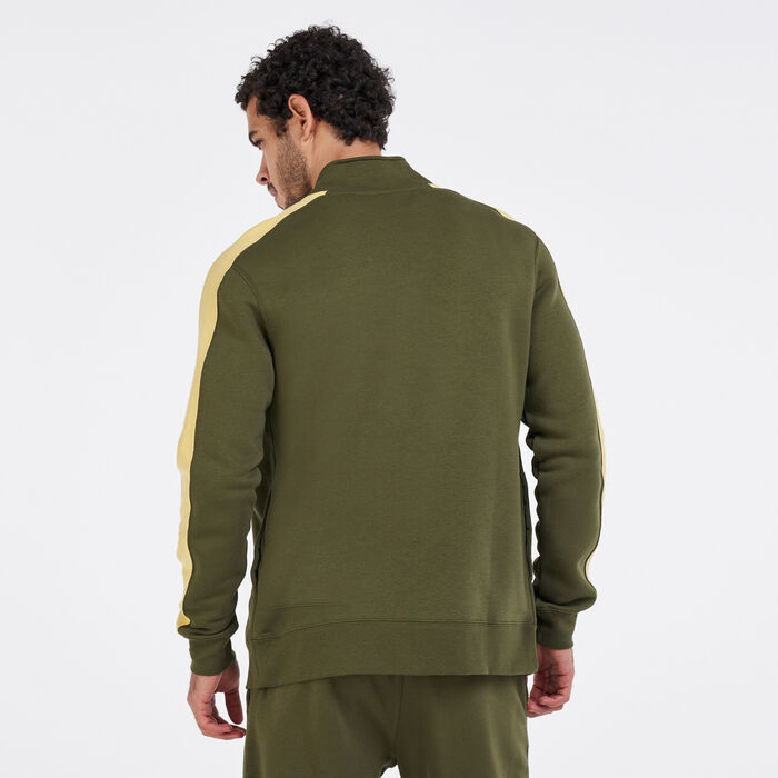 Nike Men's Sportswear Club Track Jacket Green Nike Men's Sportswear Club Track Jacket Green image number 1