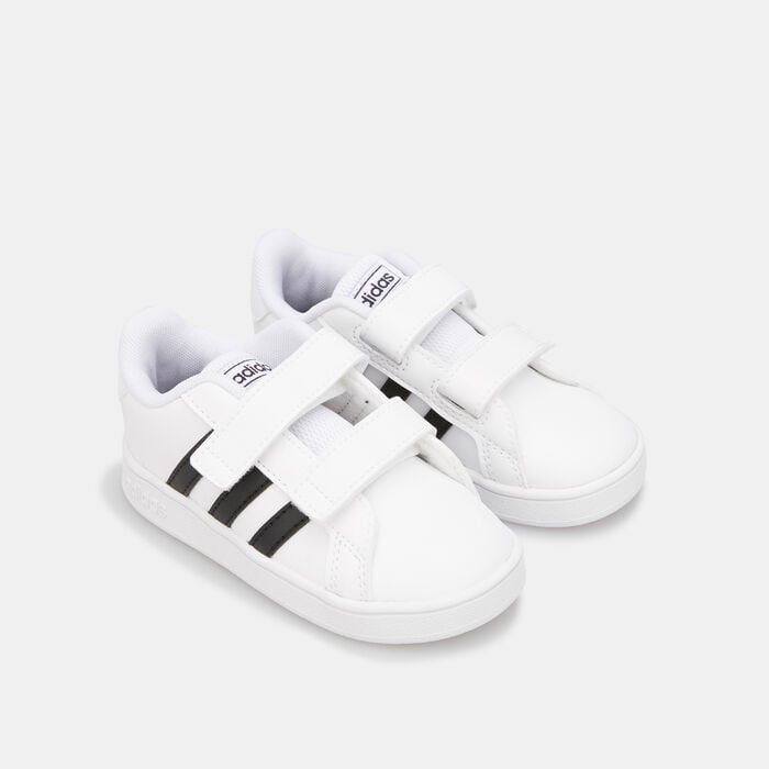 adidas Kids' Grand Court Shoe (Baby and Toddler) White adidas Kids' Grand Court Shoe (Baby and Toddler) White image number 3