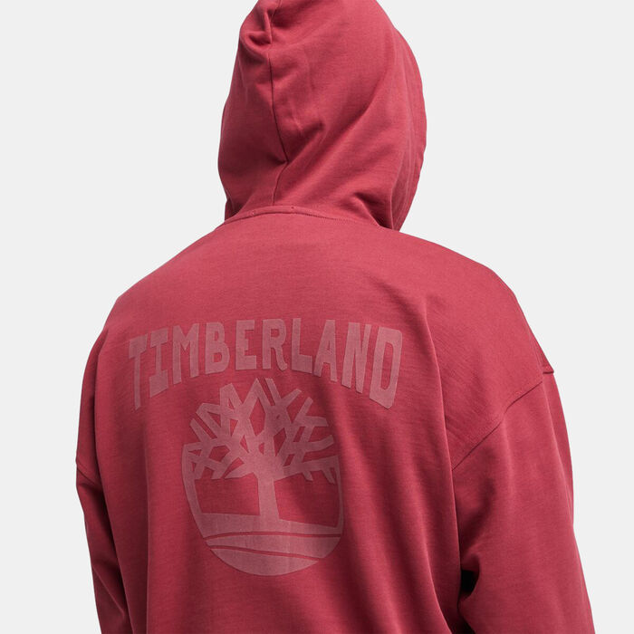Timberland Men's Back Logo Hoodie Red Timberland Men's Back Logo Hoodie Red image number 3