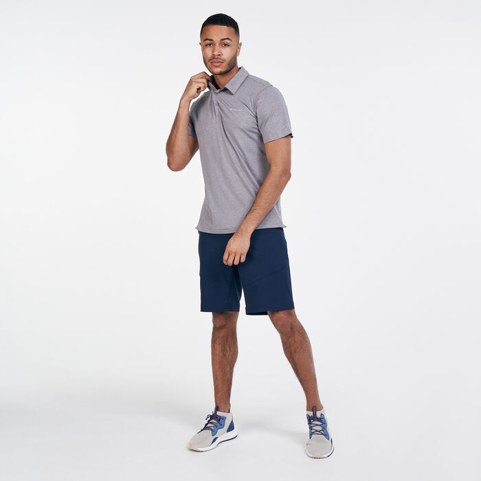 Columbia Men's Tech Trail™ Polo T-Shirt Black Columbia Men's Tech Trail™ Polo T-Shirt Black image number 2