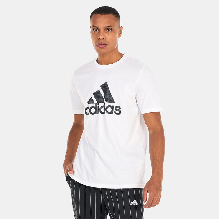 adidas Men's Camo T-Shirt White adidas Men's Camo T-Shirt White image number 0