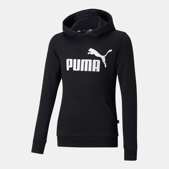 PUMA Kids' Essentials Logo Hoodie Black image number 0