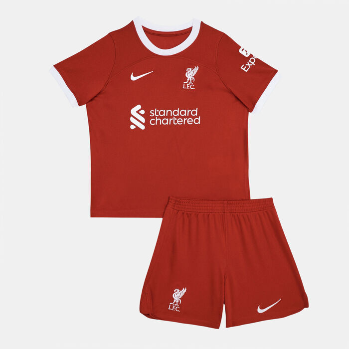 Nike Kids' Liverpool F.C. Dri-FIT Home 3-Piece Kit - 2023/24 (Younger Kids) Red Nike Kids' Liverpool F.C. Dri-FIT Home 3-Piece Kit - 2023/24 (Younger Kids) Red image number 0