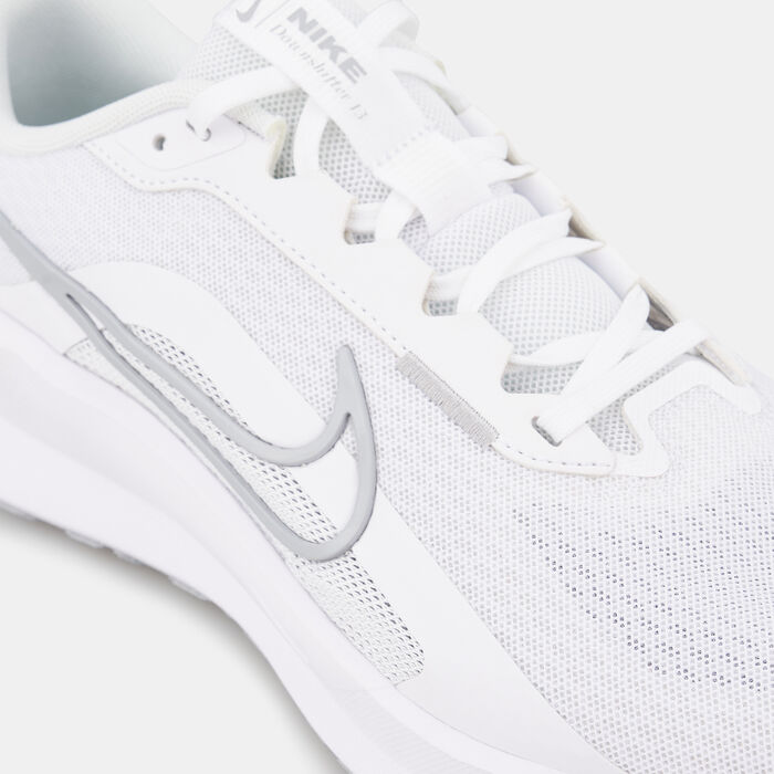 Nike Men's Downshifter 13 Road Running Shoes White Nike Men's Downshifter 13 Road Running Shoes White image number 4
