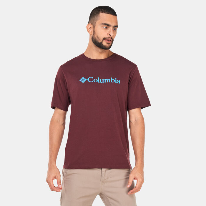 Columbia Men's CSC Basic Logo T-Shirt Purple Columbia Men's CSC Basic Logo T-Shirt Purple image number 0