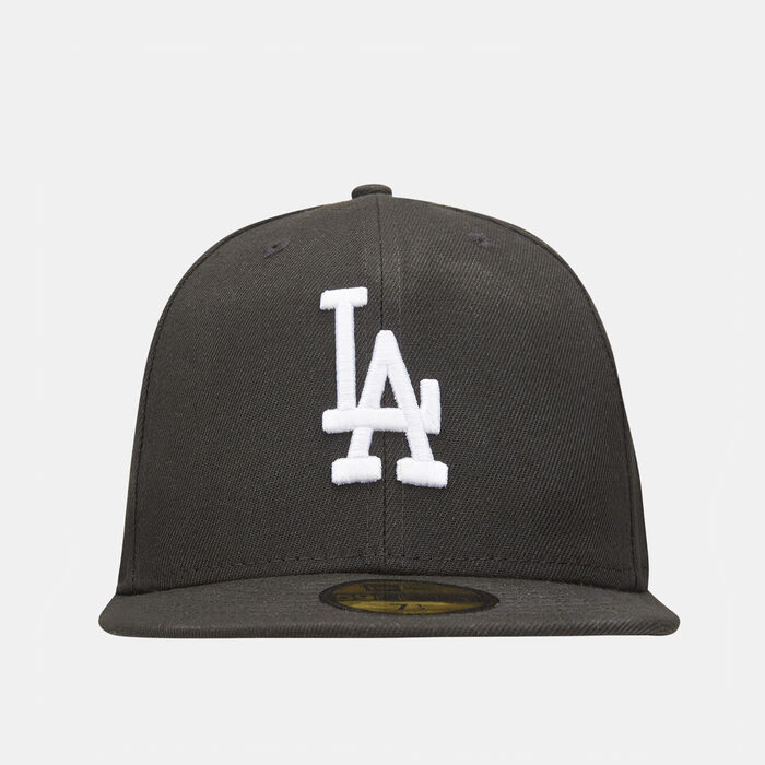 New Era Men's Los Angeles Dodgers 59fifty Cap Black New Era Men's Los Angeles Dodgers 59fifty Cap Black image number 0