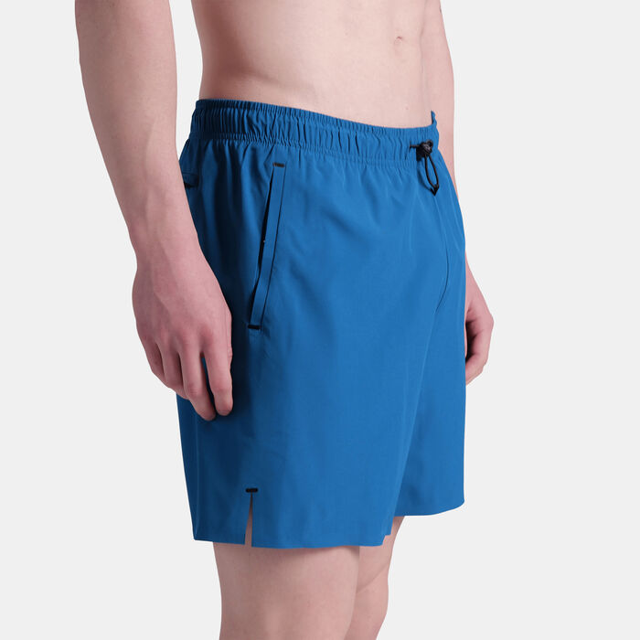 Arena Men's Solid Evo Beach Boxer Swimming Shorts Black Arena Men's Solid Evo Beach Boxer Swimming Shorts Black image number 3