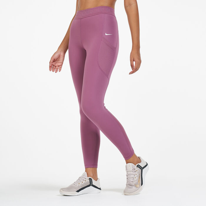 Nike Women's Pro Leggings Purple image number 0