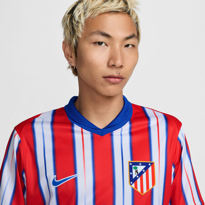 Nike Men's Atletico Madrid 24/25 Home Replica Football Jersey Red Nike Men's Atletico Madrid 24/25 Home Replica Football Jersey Red image number 3