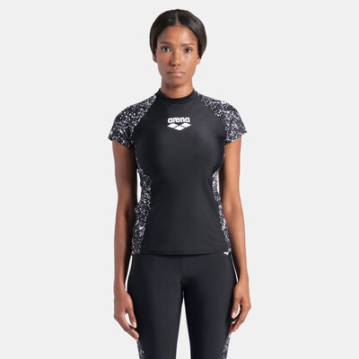 Arena Women's Modesty Swimming Rashguard Black