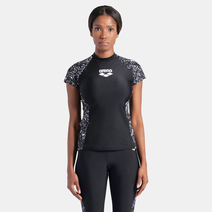 Arena Women's Modesty Swimming Rashguard Black image number 0