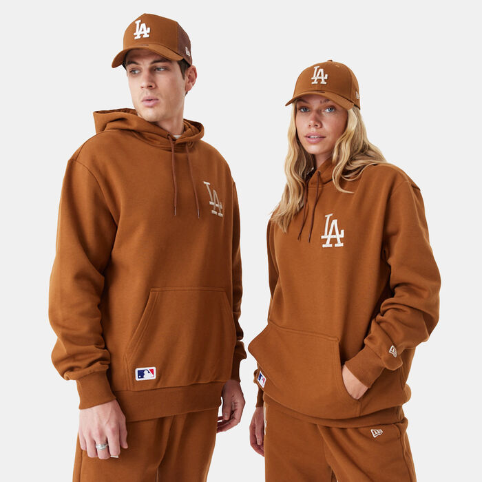 New Era Men's Los Angeles Dodgers League Essentials Pullover Hoodie Beige New Era Men's Los Angeles Dodgers League Essentials Pullover Hoodie Beige image number 0