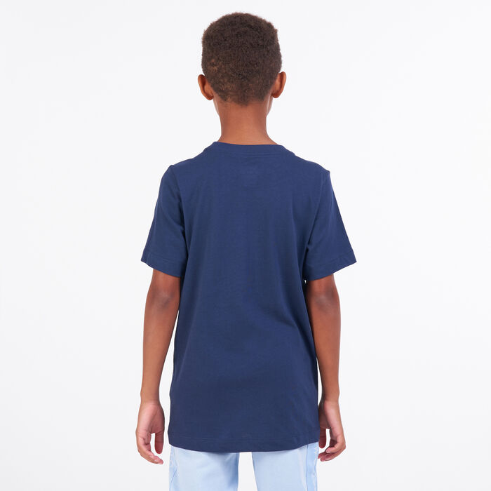 Nike Kids' Sportswear Just Do It T-Shirt Blue Nike Kids' Sportswear Just Do It T-Shirt Blue image number 1