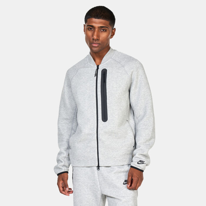 Nike Men's Sportswear Tech Fleece Bomber Jacket Grey Nike Men's Sportswear Tech Fleece Bomber Jacket Grey image number 0