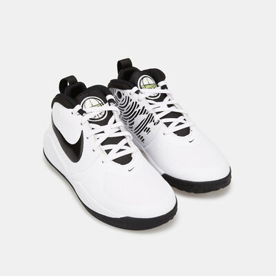 Nike Kids' Team Hustle D9 Shoe (Older Kids) White