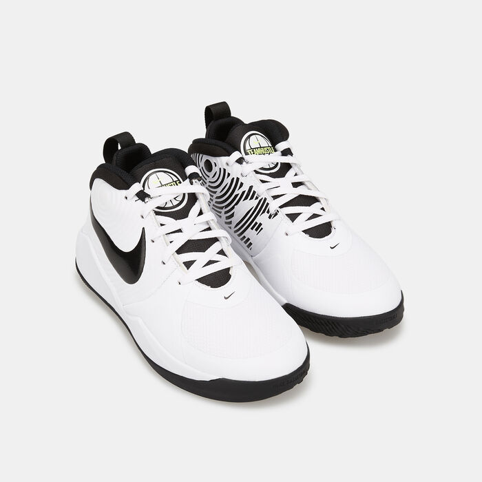 Nike Kids' Team Hustle D9 Shoe (Older Kids) White Nike Kids' Team Hustle D9 Shoe (Older Kids) White image number 1