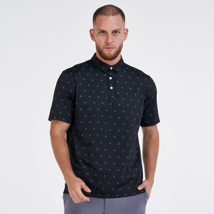 Nike Golf Men's Golf Dri-FIT Printed Polo Shirt Black image number 0
