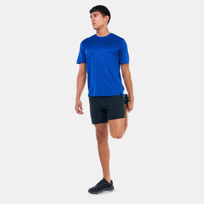 Under Armour Men's UA Tech Vent Training T-Shirt Blue Under Armour Men's UA Tech Vent Training T-Shirt Blue image number 2