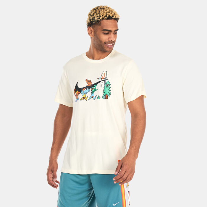 Nike Men's Dri-FIT Graphic T-Shirt Ivory Nike Men's Dri-FIT Graphic T-Shirt Ivory image number 0