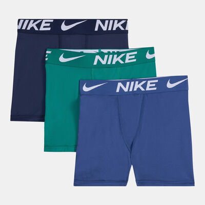 Nike Kids' Essential Boxer Briefs (3 Pack) Green Nike Kids' Essential Boxer Briefs (3 Pack) Green