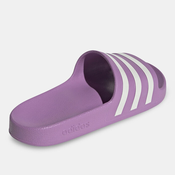 adidas Women's Adilette Aqua Slides Purple image number 2