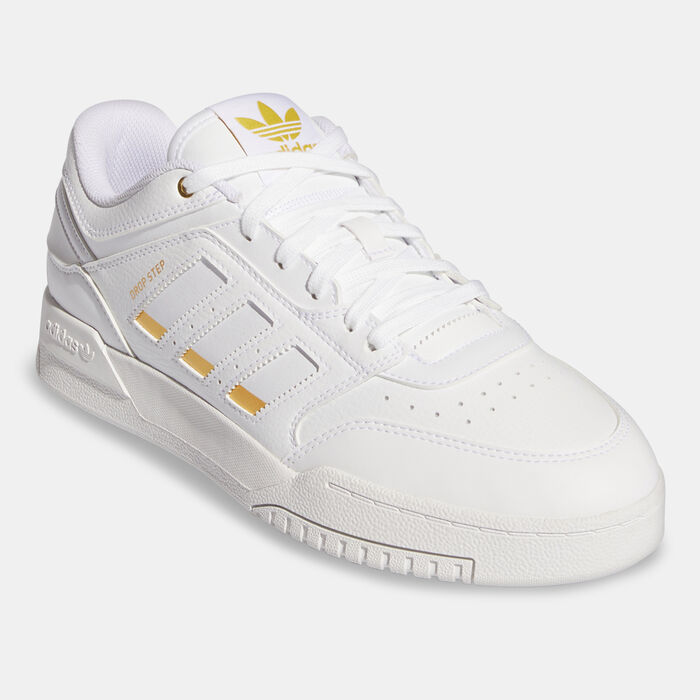 adidas Originals Men's Drop Step Low Shoes White adidas Originals Men's Drop Step Low Shoes White image number 1