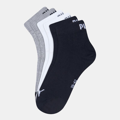 PUMA Men's Quarter Socks (3 Pack) Multi