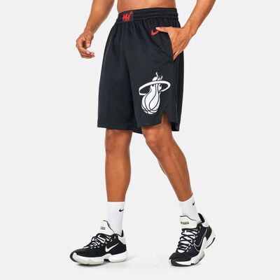 Nike Men's NBA Miami Heat Edition Dri-FIT Swingman Basketball Shorts - 2023/24 Black Nike Men's NBA Miami Heat Edition Dri-FIT Swingman Basketball Shorts - 2023/24 Black