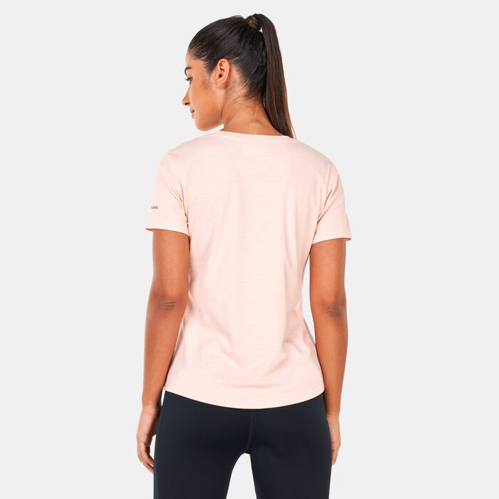 Columbia Women's Sun Trek™ Graphic II T-Shirt Pink image number 1