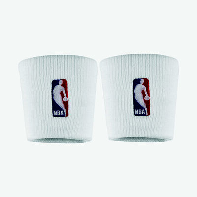 Nike NBA Dri-FIT Basketball Wristbands (1 Pair) White Nike NBA Dri-FIT Basketball Wristbands (1 Pair) White