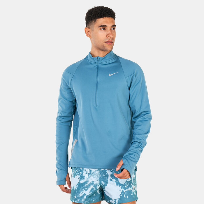 Nike Men's Therma-FIT Run Division 1/2-Zip Running Top Green Nike Men's Therma-FIT Run Division 1/2-Zip Running Top Green image number 0