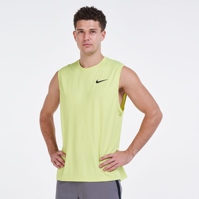Nike Men's Dri-FIT Pro Tank Top Green image number 0