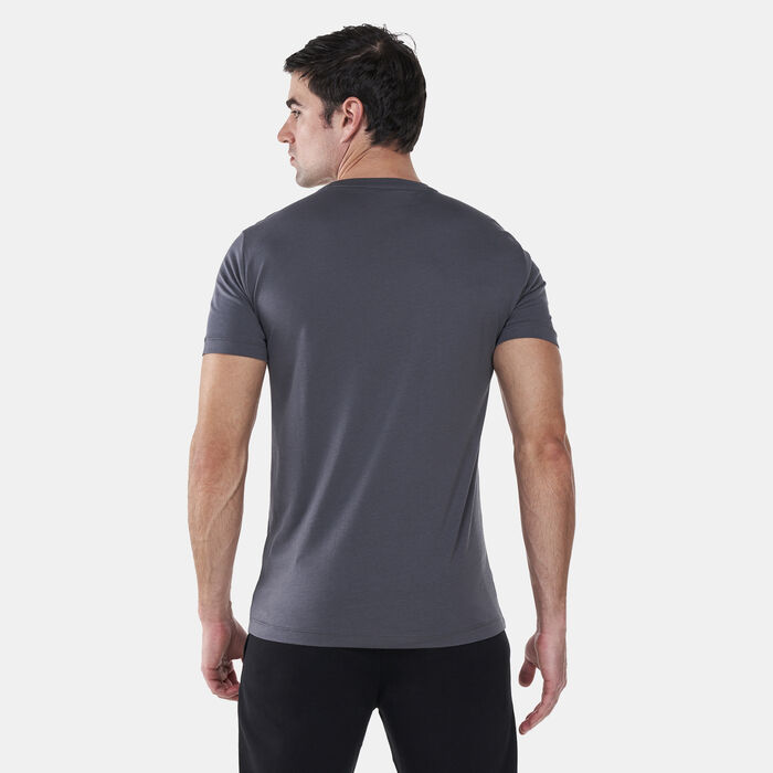 EA7 Emporio Armani Men's Train Gold Label T-Shirt Grey EA7 Emporio Armani Men's Train Gold Label T-Shirt Grey image number 1