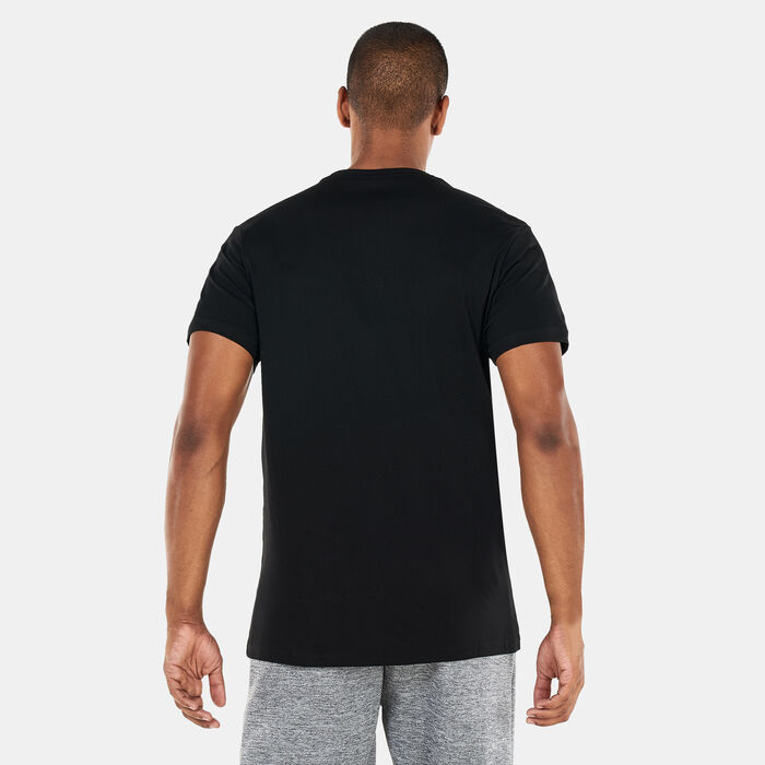 New Era Men's NBA LA Lakers Hoop Graphic T-Shirt Black New Era Men's NBA LA Lakers Hoop Graphic T-Shirt Black image number 1