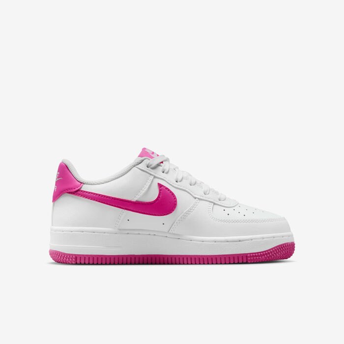 Nike Kids' Air Force 1 Shoes White image number 2