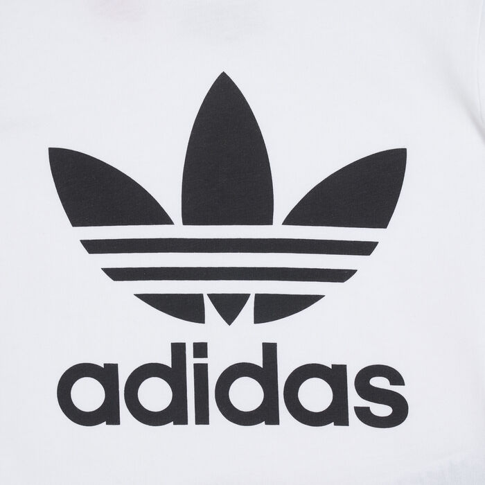 adidas Originals Kids' Trefoil Shorts and T-Shirt Set (Baby and Toddler) White adidas Originals Kids' Trefoil Shorts and T-Shirt Set (Baby and Toddler) White image number 2