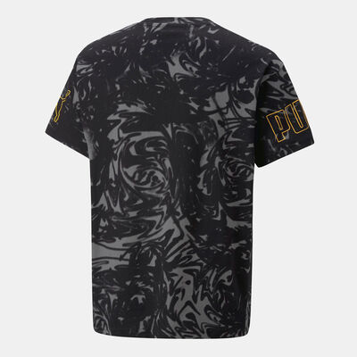 PUMA Kids' PUMA Power Summer Allover Print T-Shirt Black