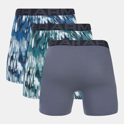 Under Armour Men's CC 6-inch Novelty Boxers (3 Pack) Blue