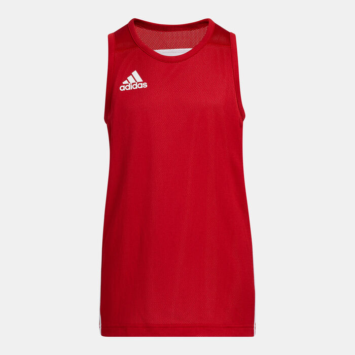 adidas Kids' 3G Speed Reversible Jersey Red adidas Kids' 3G Speed Reversible Jersey Red image number 0