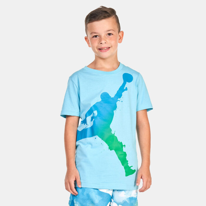Nike Kids' Jumbo Jumpman Splash T-Shirt Blue image number 0