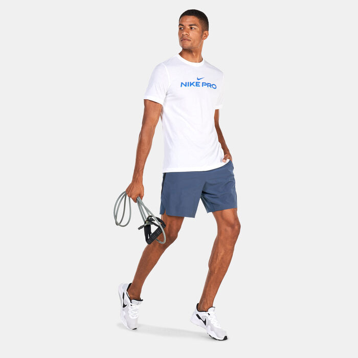 Nike Men’s Dri-FIT Training T-Shirt White Nike Men’s Dri-FIT Training T-Shirt White image number 2