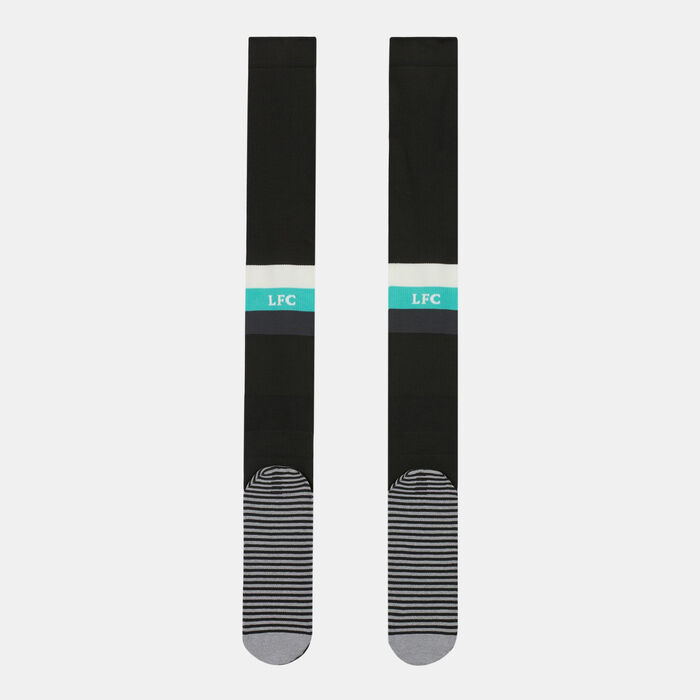 Nike Liverpool FC Strike Home/Away Football Over-The-Calf Socks Green image number 2