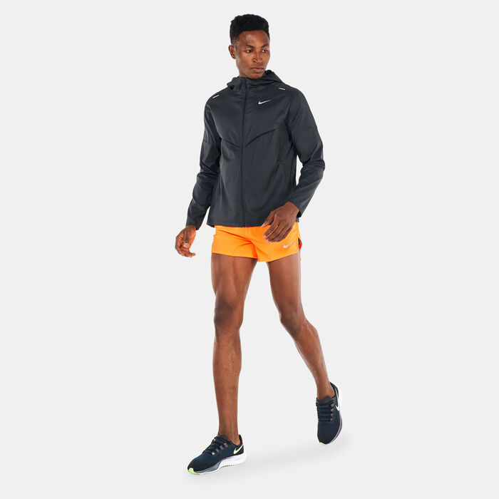 Nike Men's Windrunner Running Jacket Black Nike Men's Windrunner Running Jacket Black image number 2